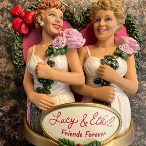 American Greetings Lucy & Ethel Ornament Friends Forever